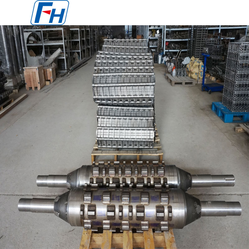 Heat Treatment Furnace Combo Cast Drive Roller na May Cast Link Belt Para sa Workpiece Transport