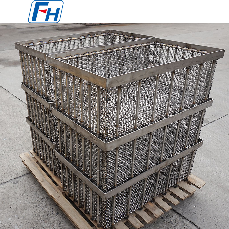 Hindi kinakalawang na asero 310S Metal Basket Pagproseso ng Teknikong Welding na lumalaban sa init | FH®