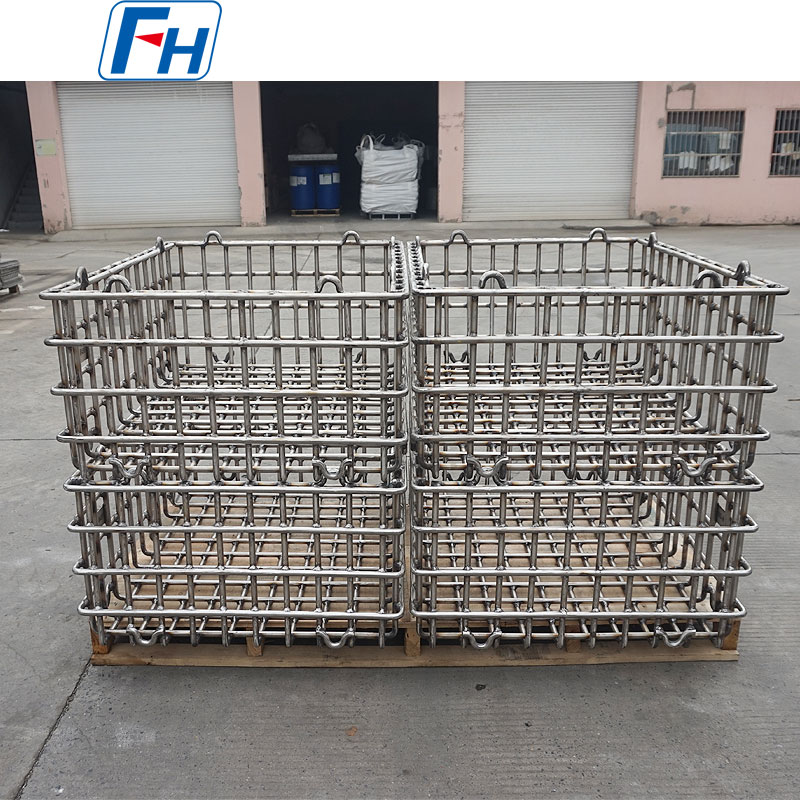 Mga Vacuum Furnace Hindi kinakalawang na Asero 310S Welded Heat Treatment Basket | FH®