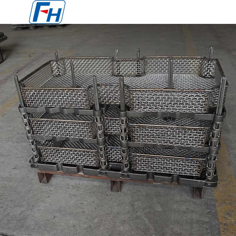 1.4848 Mataas na temperatura na Three-layer Tray-type Heat Treatment Fixtures para sa Multi-purpose Furnace | FH®