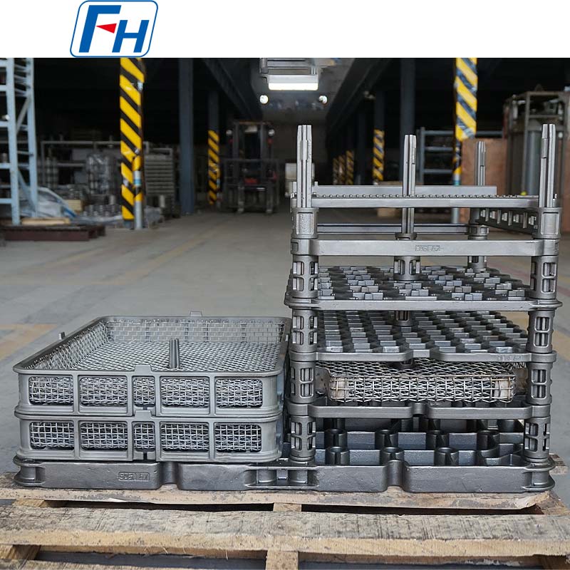 Investment Casting Modular Heat Treatment Fixtures para sa Batch at Continuous Furnace | FH®