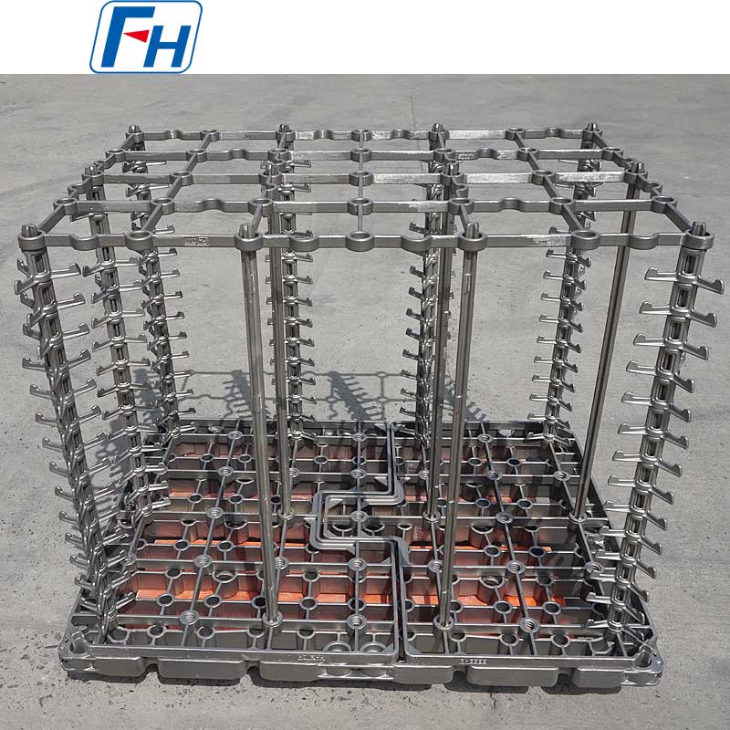 Ang Ipsen Heat Treatment Furnaces ay gumagamit ng Heat Treatment Fixtures para sa Heat Treating Automotive Engine Shaft Gears | FH®
