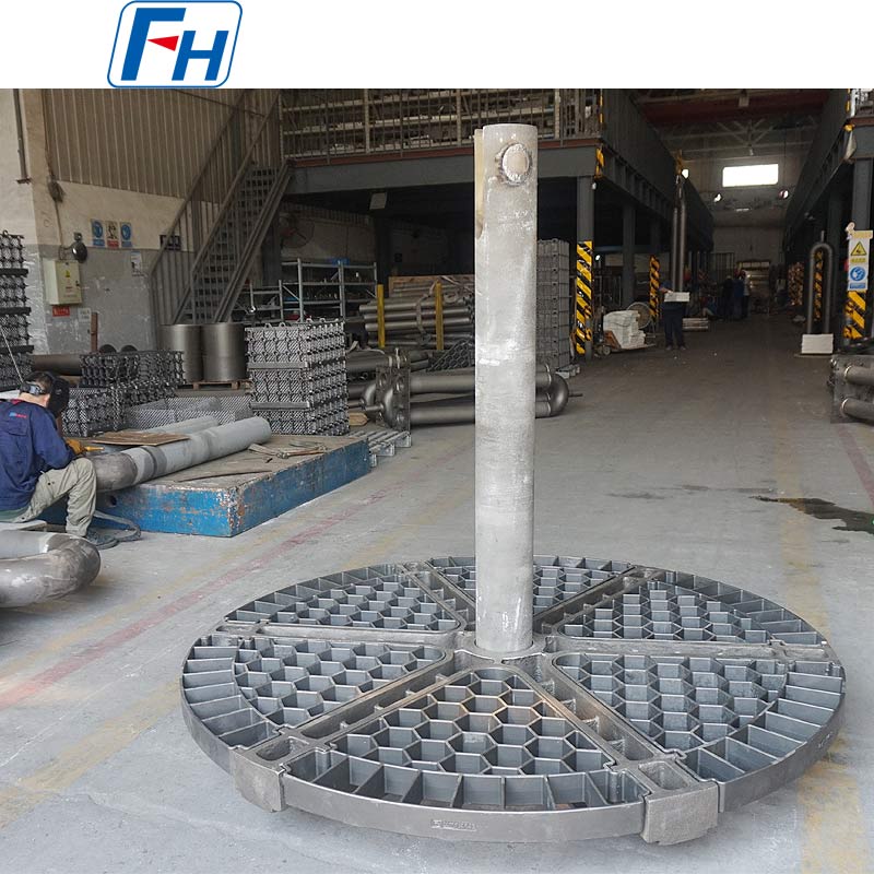 FH® Mataas na Temperatura Well-type na Furnace Fixture | Alloy Steel Tray at Rack