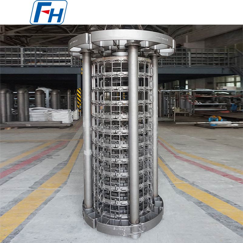 FH® 2.4879 Heat Treatment Charging Basket at Fixture para sa AICHELIN Well-type Furnace