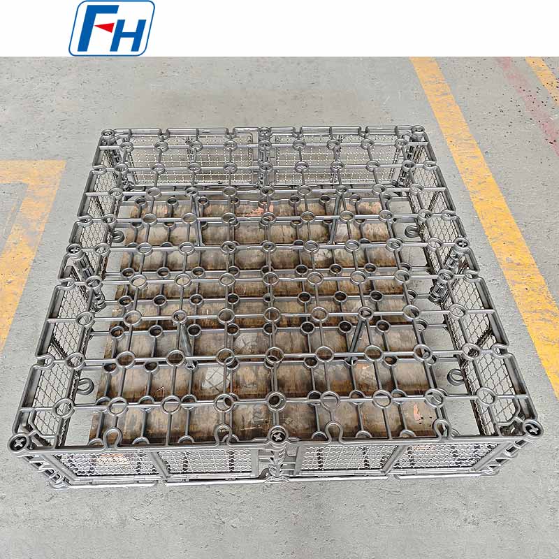 FH® Cr25Ni20 Combined Heat Treatment Charging Basket para sa Salt Bath Roller Hearth Furnace