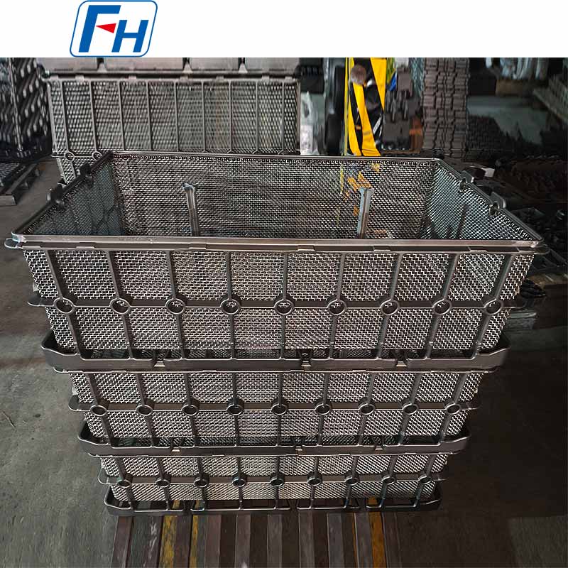 FH® Stackable Heat Treatment Baskets para sa Vacuum Furnace Application