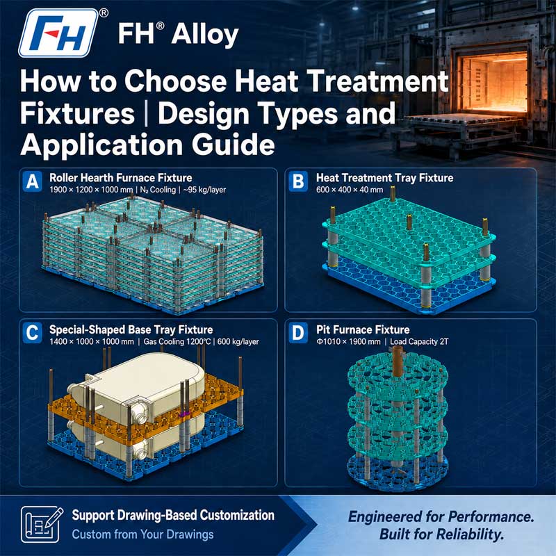 Paano Pumili ng Heat Treatment Fixtures | Mga Uri ng Disenyo at Gabay sa Application