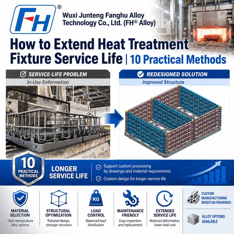 Paano Palawigin ang Buhay ng Serbisyo ng Heat Treatment Fixture | 10 Praktikal na Pamamaraan