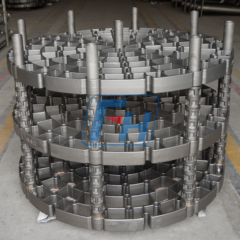 1450mm Heat Treatment Fixtures Trays Para sa Pit Furnace Dia.