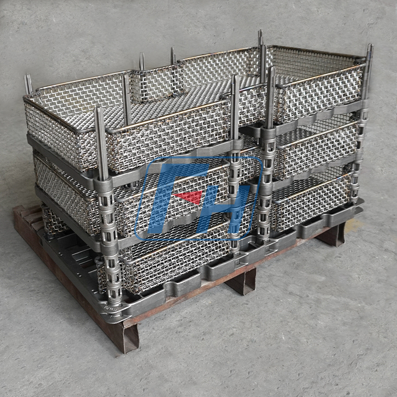 1100x600x600mm Heat Treatment Fixture para sa Multiple Purpose Furnace