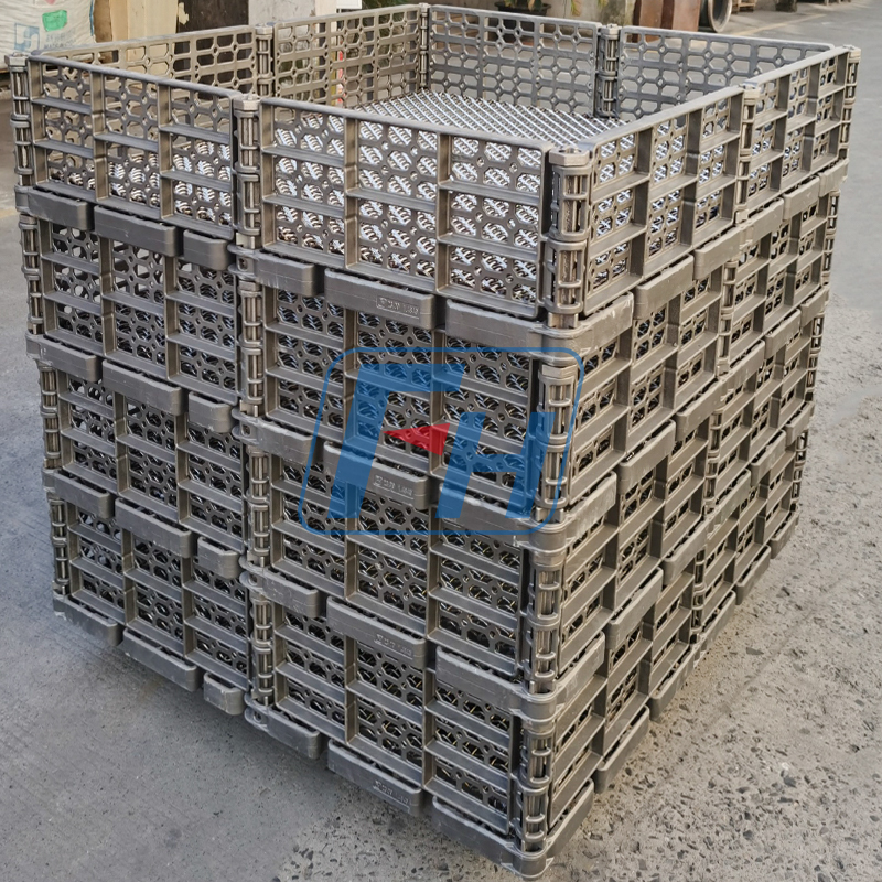 Mga Heat Treatment Basket para sa Continuous Furnace 1380x1230x280mm Basket