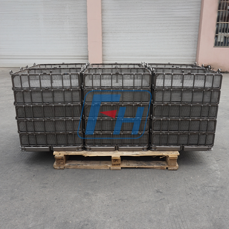 Mga Heat Treatment Basket para sa Nitriding Furnace 592x442x132mm